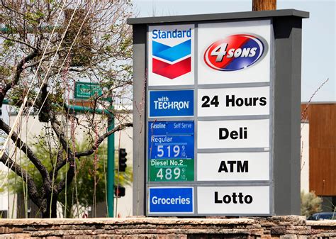 Lowest gas prices in tucson arizona - Arizona average gas prices Regular Mid-Grade Premium Diesel; Current Avg. $3.570: $3.884: $4.173: $4.000 ... Tucson. Regular Mid Premium Diesel; Current Avg. $3.504 ... 